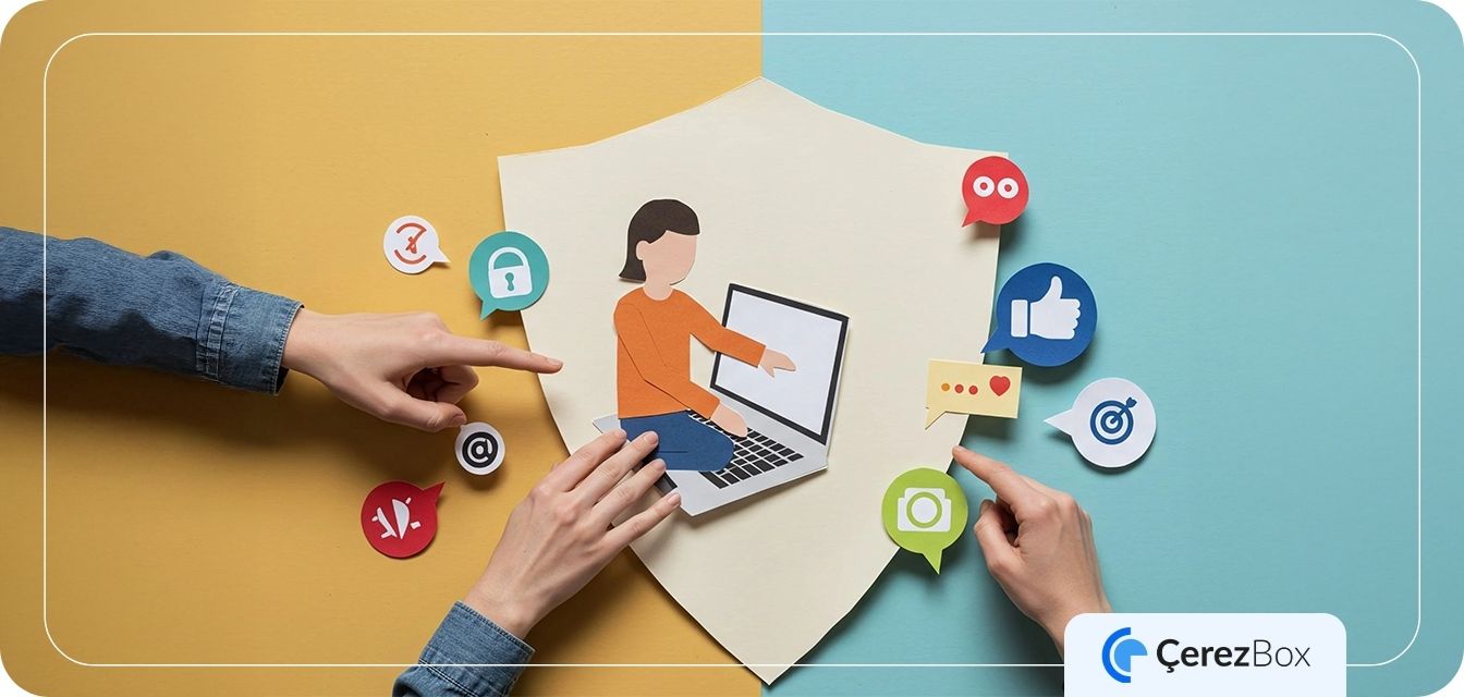 Sosyal medya eklenti çerezleri ve KVKK uyumlu veri işleme süreci.